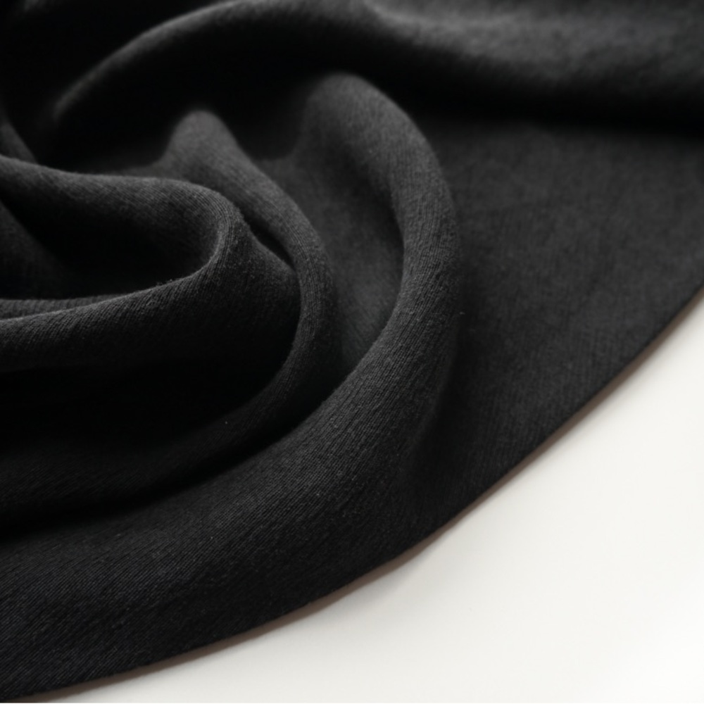 4 Yds_ Responsibly Manufactured Tencel Viscose Blend Fabric_Black